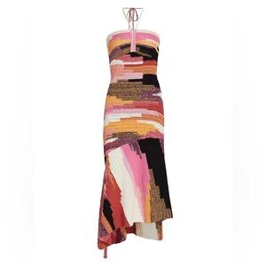ALC Multicolor Strapless Knit Dress